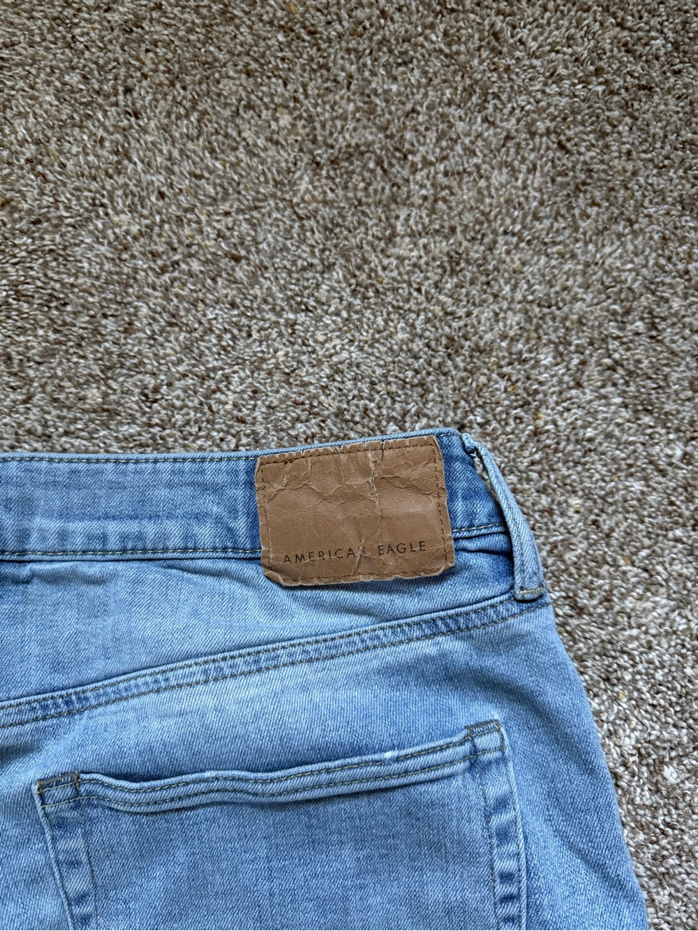 Light Wash Distressed Skinny Jeans - Picture 3 of 5